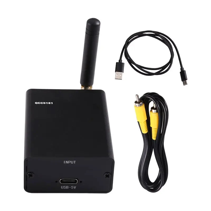 Hot-Lossless Audio Bluetooth 5.4 Receiver With QCC5181 Chips Optical Vue Black