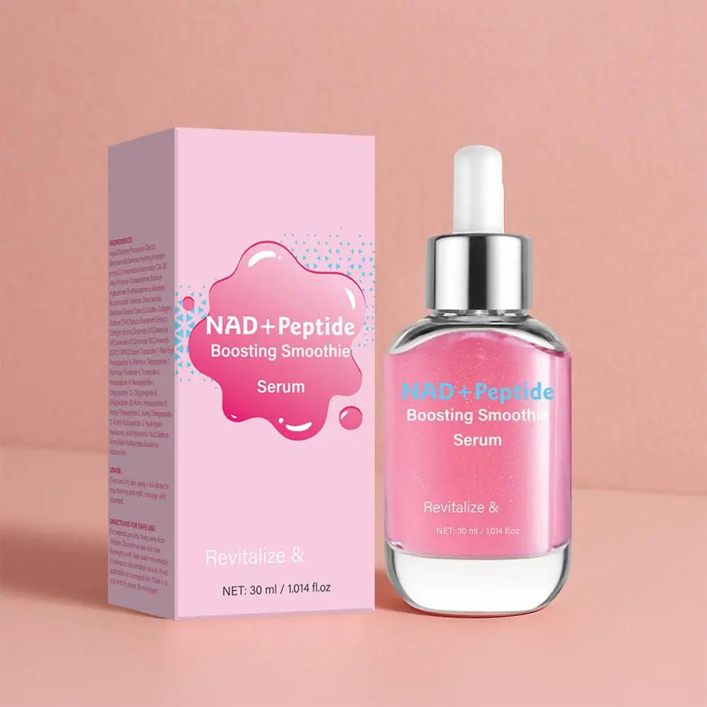 Original Korean Essence NAD+ Peptide Boosting Smooth Serum Revitalize Firming Repair Barriers Peach Whitening Facial Skin Care Vue