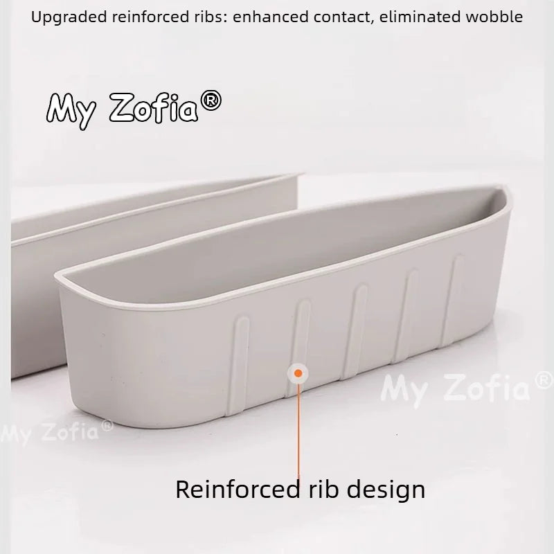 For Zeekr 7GT 2025 2026 Car Door Side Insert Storage Box Small Item Holder Anti-Scratch Door Pocket Tray Interior Accessories Vue