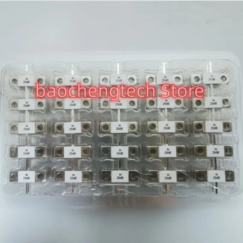 20dB 100WATT ATTENUATORS FLANGED 100watts 20DB DC-3GHz flanged 50ohms BeO Full Flange 50OHM LOW VSWR High Power Vue