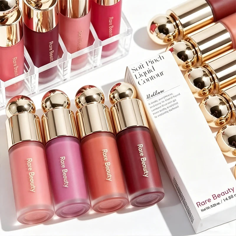 Fashion Rare Beauty Oft Pinch Liquid Blush Silky Lasting Sweat- and Humidity-resistant Cream-to-powder Rouge Women's Face Makeup Vue