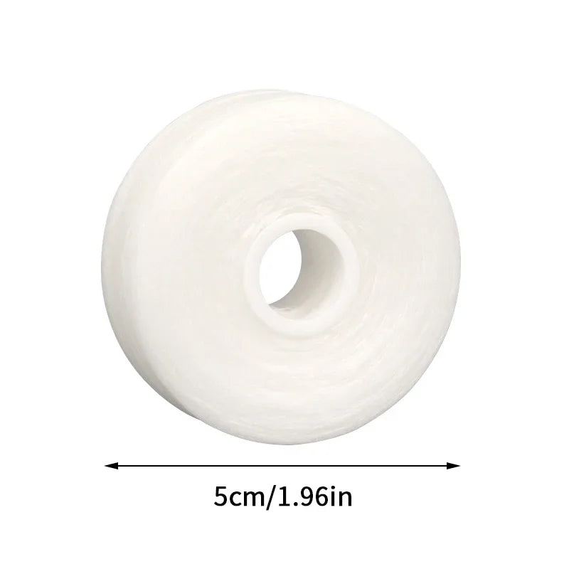5Rolls Dental Flosser Built-in Spool Wax Mint Flavored Nylon Thread Polyester Thread Multiple Materials Replacement Flat Wire Vue