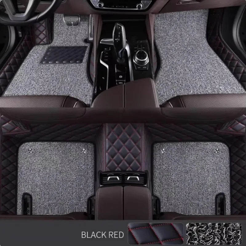 Custom 5D PU Leather Floor Mats – Mercedes Benz GL X164 X166 2006–2016 Custom Car Floor Mats Vue