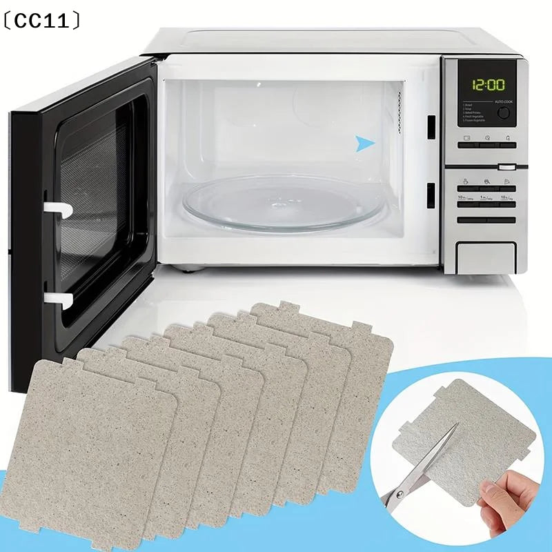 5/10pcs Microwave Oven Mica Sheet Waveguide Cover Plate Universal Cuttable Heat-Resistant For Hair Dryers Toasters Heaters〔CC11〕 Vue