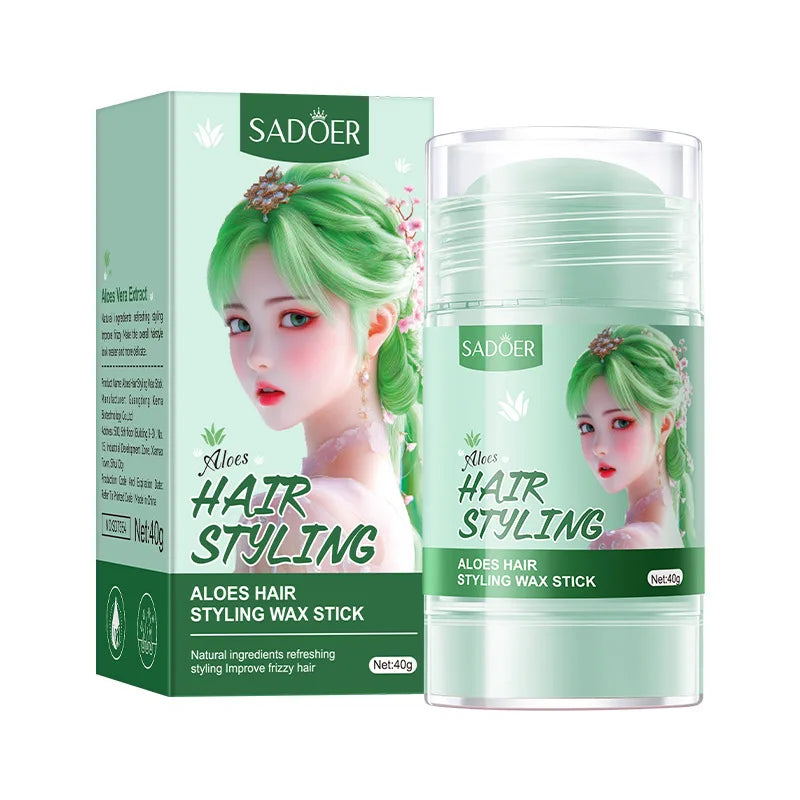 1Pc Styling Wax Stick, You Can Easily Style Your Hair with Just One Swipe, Making Your Hair Look More Neat and Organized, and Helping You Easily Create Various Hairstyles (40G/1.411Oz). Vue