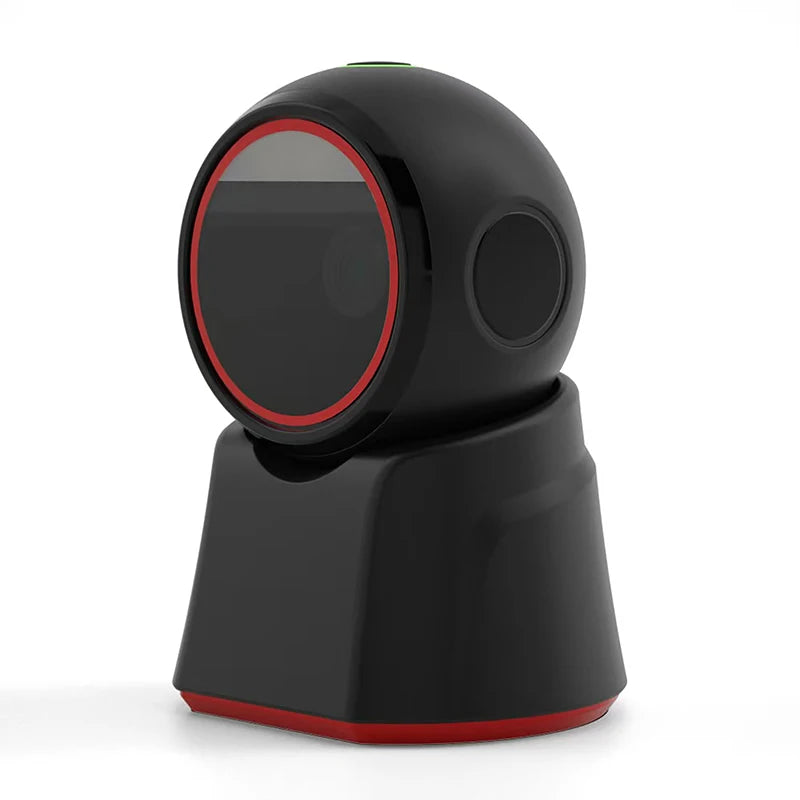 Wired 2D Barcode Scanner Desktop Scanning Platform Auto QR Code Data Matrix PDF417 Bar Code Reader USB For Retail Supermarket Vue Black