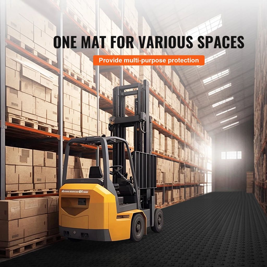 Interlocking Garage Floor Tiles 12" Non-Slip PP | 25 or 50 Pcs Interlocking Floor Tiles Vue