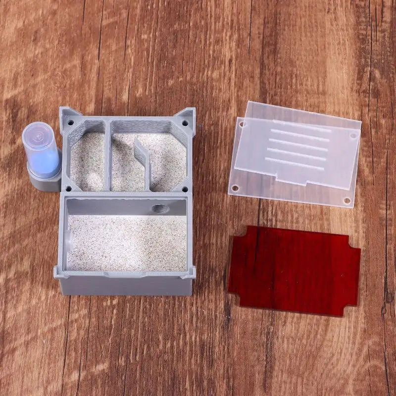 Four-Section Flat Ant Farm with Independent Rooms Ant Hill Nest House for Small & Medium Ant Colony Vue Default Title