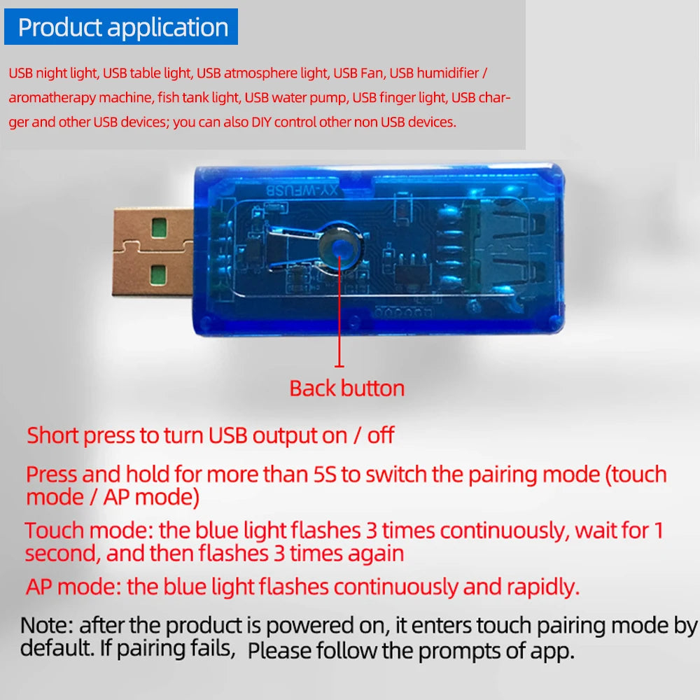 Sinilink WIFI-USB Mobile Phone Remote Controller 3.5-20V 5A 100W Mobile Phone APP Smart Home for Arduino with Indicator Light Vue