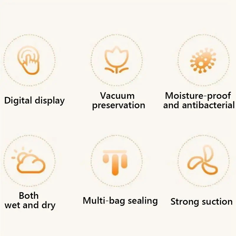 ABKW-Automatic Small Sealer Food Saver Vacuum Sealer For Home Use European Regulations Vue