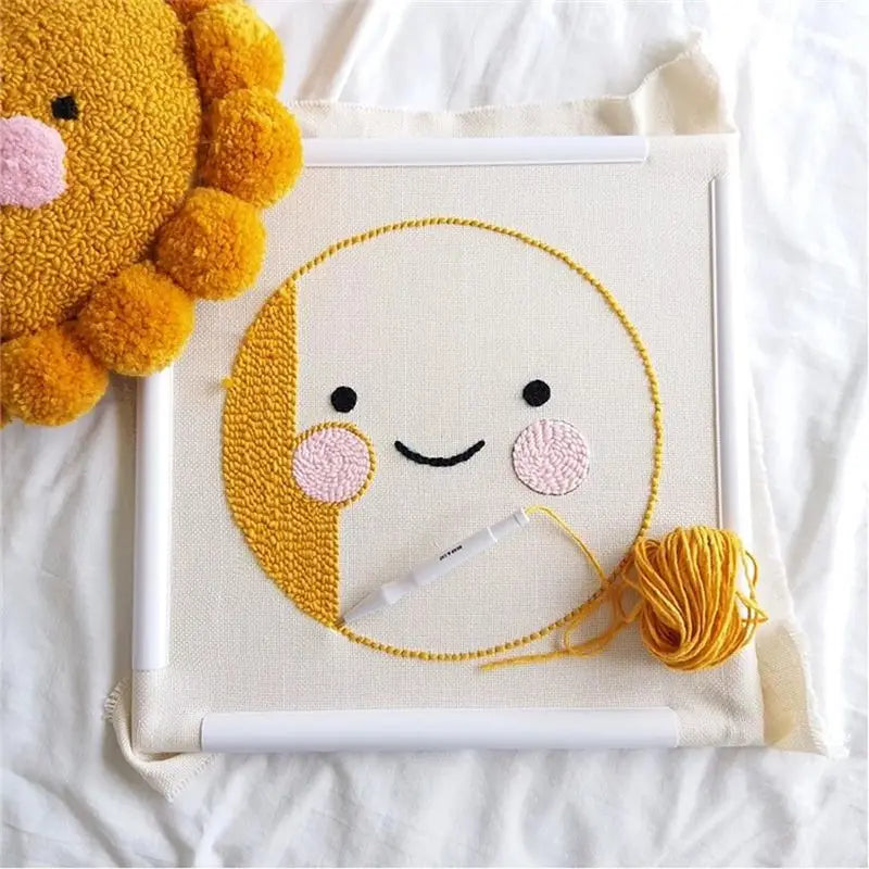 ABKW-Square Embroidery Hoops Punch Needle Hoops Embroidery Quilting Fram 3-Pack As Shown Vue