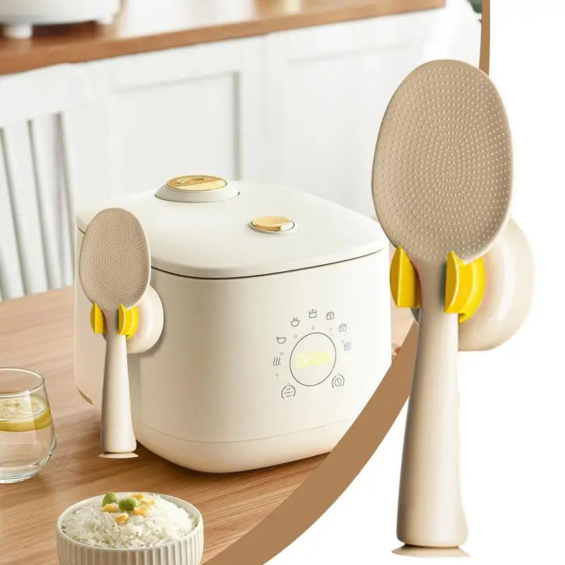 Standing Non-Stick Rice Spoon Paddle with Suction Cup Mount Rice Spoon Paddle Vue