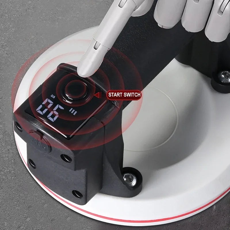 Electric Vacuum Suction Cup 6" 200KG Heavy-Duty Glass Tile Lifter Vacuum Suction Cup Lifter Vue