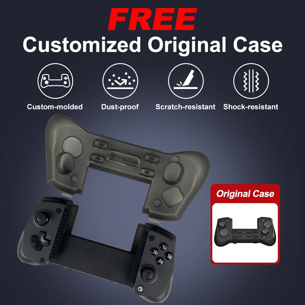 GameSir X5s Wireless Mobile Gaming Controller for Android iOS PC Gamepads Nintendo Switch 2/1 Controle 6-Axis Gyro HD Rumble Vue