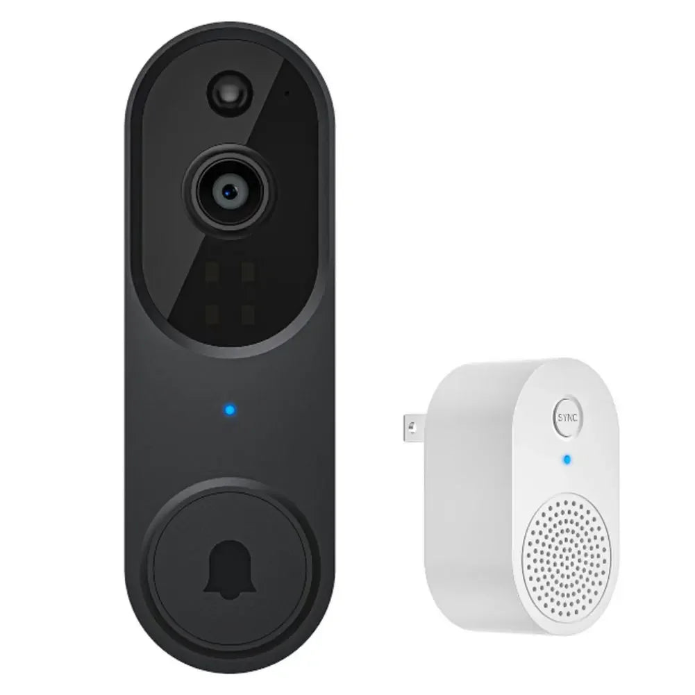 1080P WiFi Video Doorbell Camera – Night Vision & Two-Way Audio WiFi Video Doorbell Vue M50 Black US