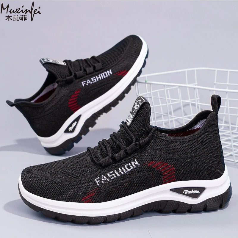 Women's Casual Lace-Up Sneakers – Soft Sole Non-Slip Walking Shoes Women's Casual Sneakers Vue