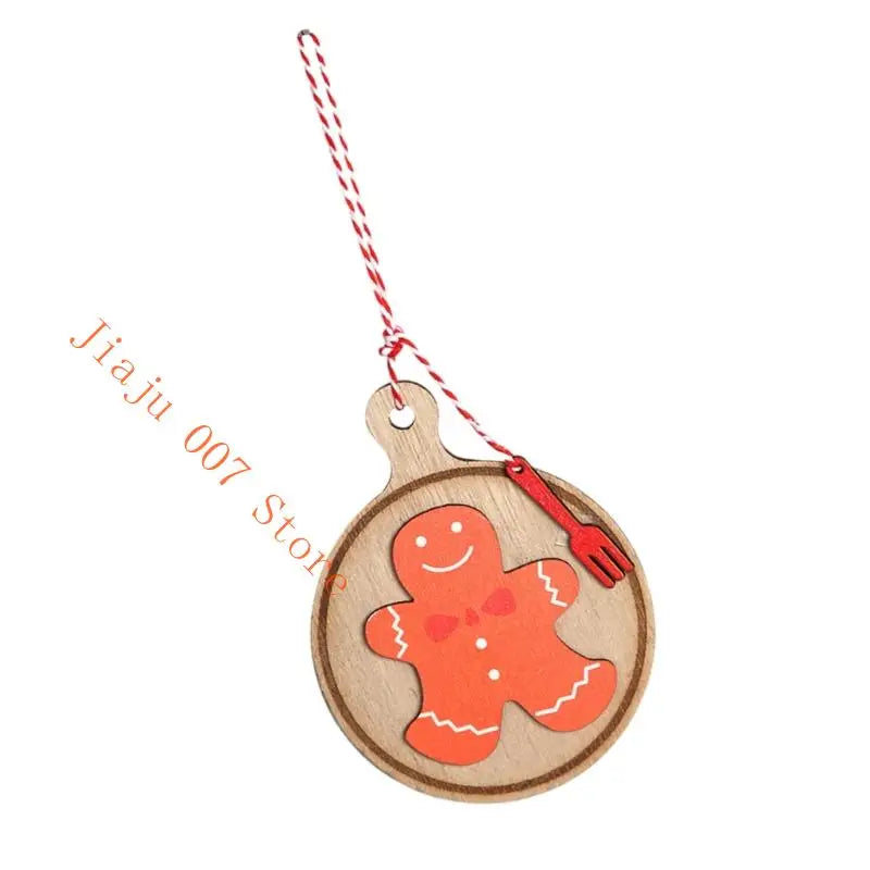 Wooden Christmas Cookie Ornaments – Snowflake, Cottage, Gingerbread Christmas Ornament Vue