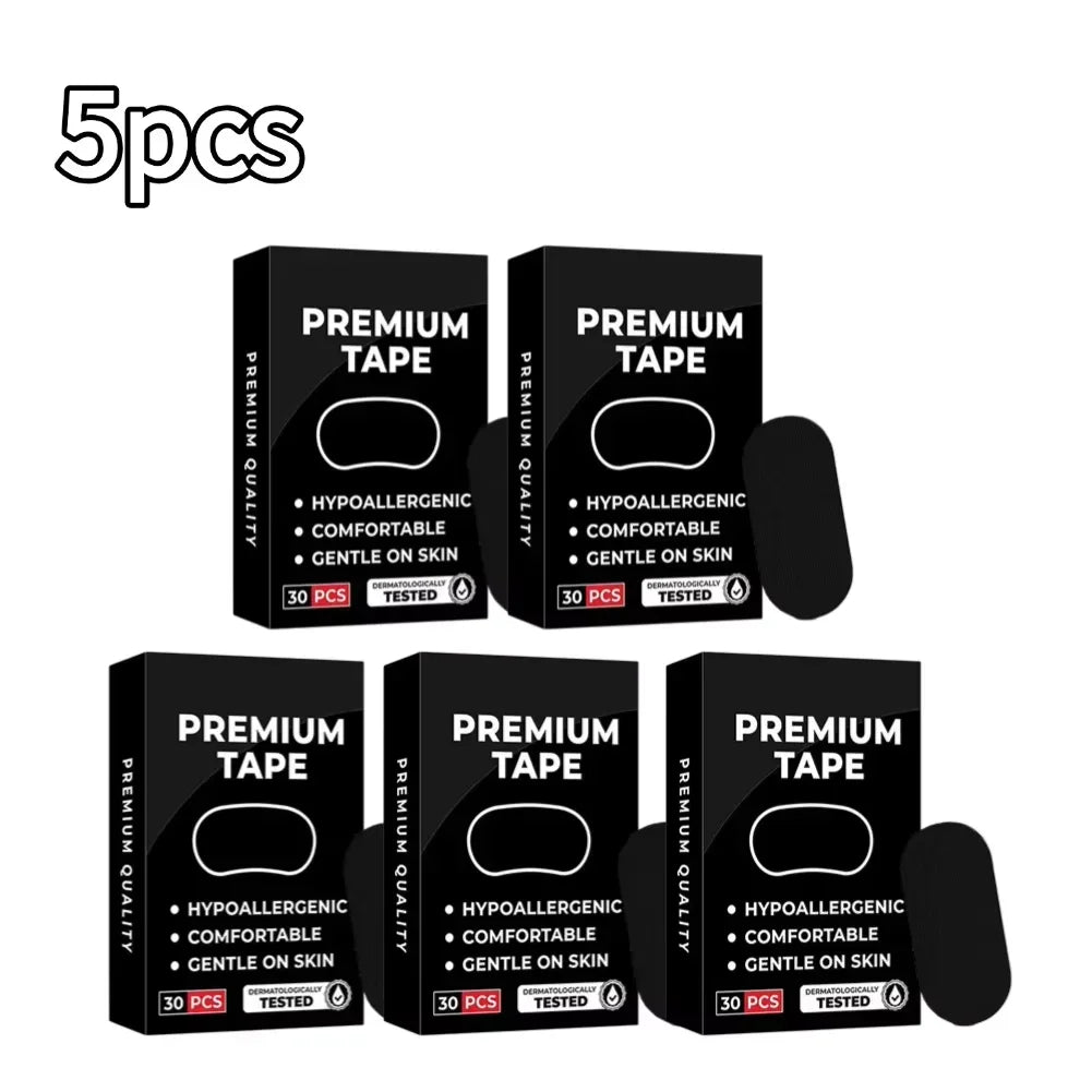 Elastic Sleep Tape Snoring Stop Glue Open Mouth Breath Correction Vue 5 boxes