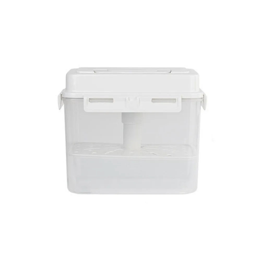 Portable 5 L Kimchi Container Transparent Press-type Ferment Storage Container Leak-proof Sealed Pickle Jar Kitchen Vue Transparent