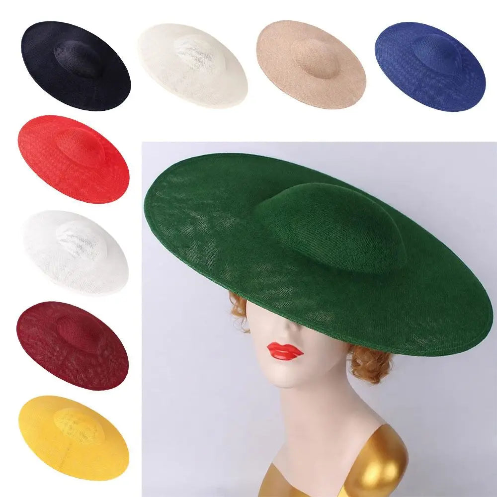 Fashion Fascinators Base DIY Clip Women Wedding Headpiece Big