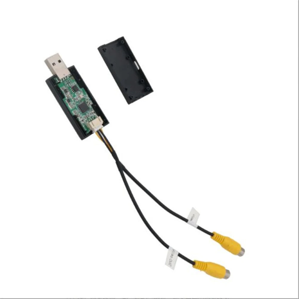 USB To CVBS USB To AV Cable 2 CVBS Output Video Output Cable DC 5V USB 2W for Android Multimedia Player Car Radio Accessories Vue
