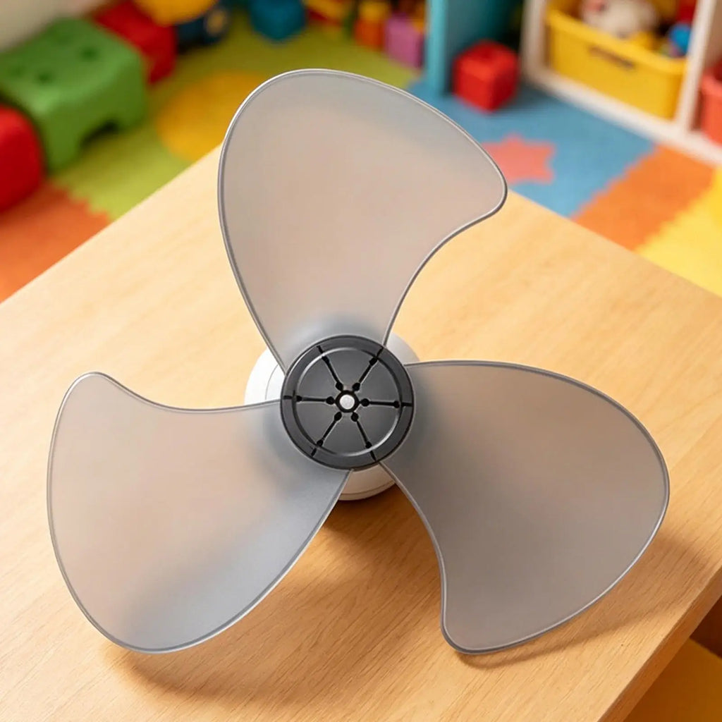 16 Inch Universal Fan Blade Replacement Electric Fan Leaves with Nut Cover 3 blades for Desk Office Dorm Home Indoor Use Vue
