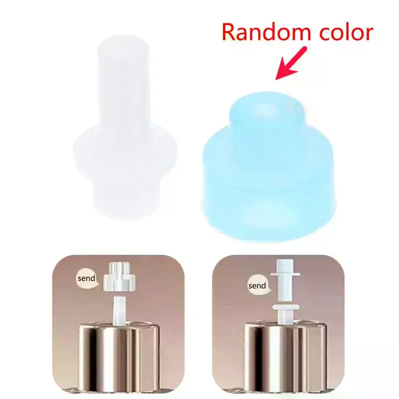 2Pcs Perfume Bottle Transfer Adapter Horn Mouth Nozzle Connector Leakproof Refill Dispensing Tool Vue