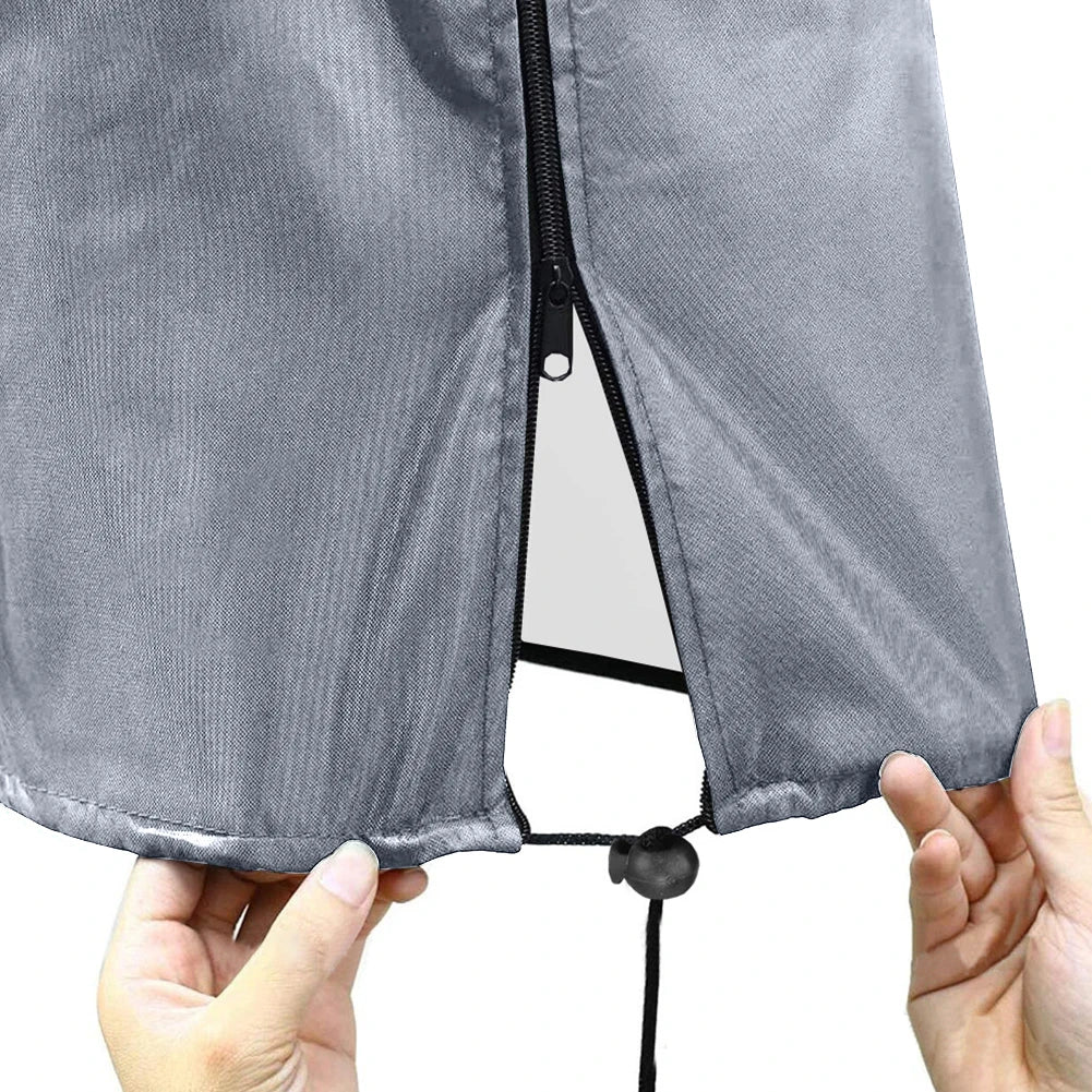 210D Oxford Fabric Ping Pong Table Storage Cover Dustproof Table Tennis Table Protector Cover Zipper for All Weather Protection Vue