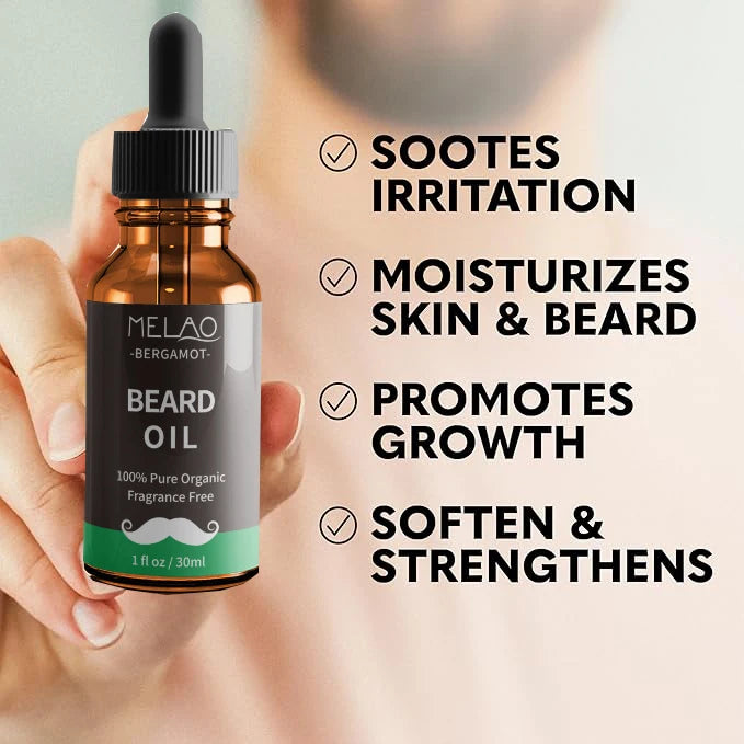 30ml Beard Growth Oil Serum For Men Beard Growth And Grooming Soften Strengthen Styling Beard Oil Beard Care Thicker Nourish Vue