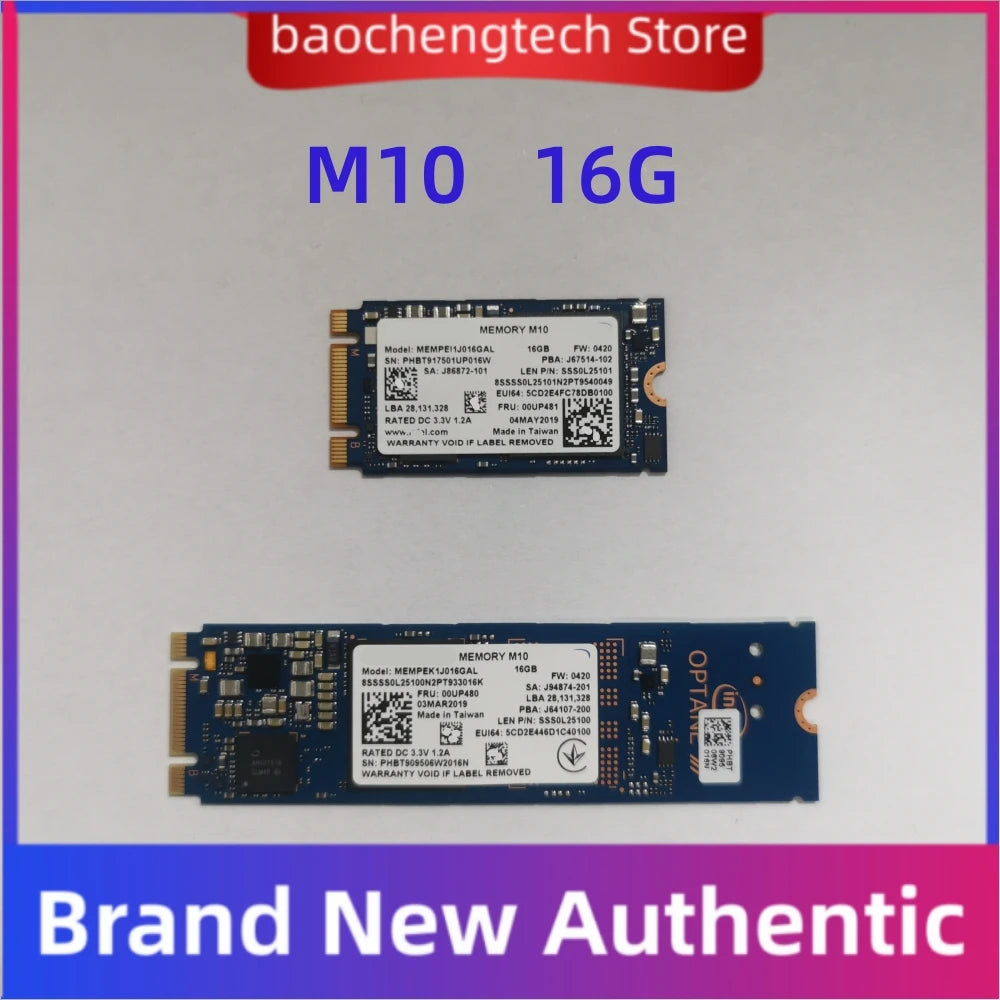 New SSD M10 16G 2280 2242 Fast Read/Write Compatible with Laptop M.2 SSD HDD Solid State Drive For Intel Aoteng Vue
