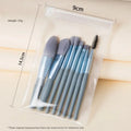 8Pcs Portable Makeup Brush Eyeshadow Foundation Blending Make up Soft Fluffy Cosmetics Concealer Makeup Brush Make Up Supplies Vue Blue
