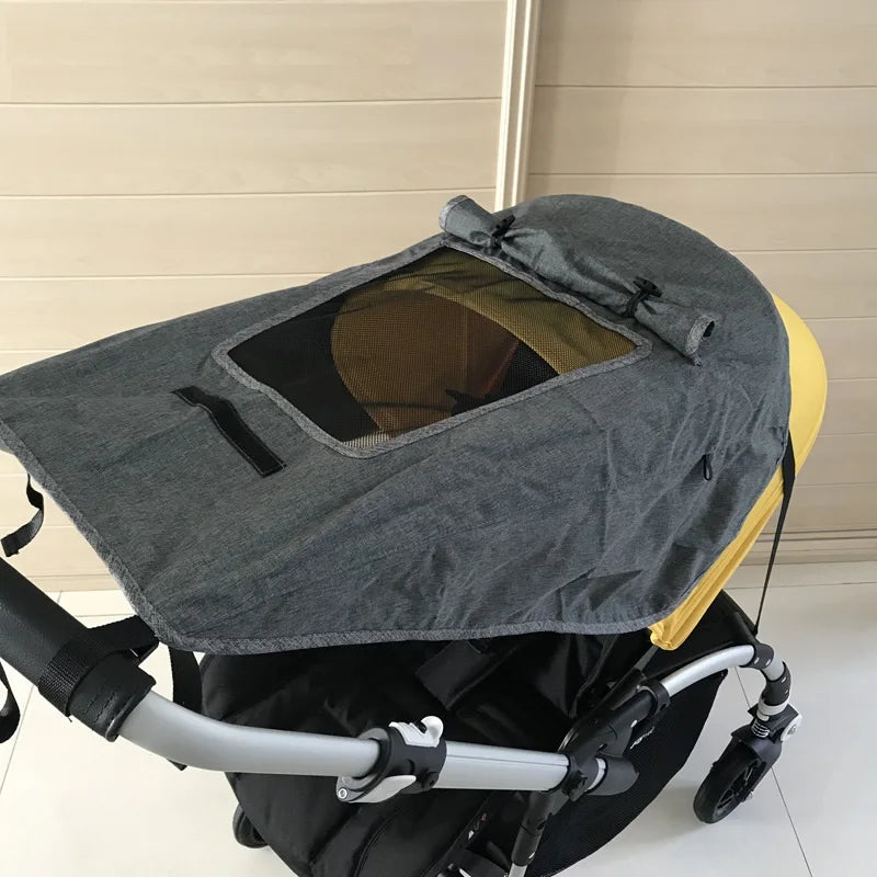 vvocci Baby Stroller Accessories UV Protection Sunshade Carriage Universal Canopy Cover for Prams Infants Car Seat Sun Visor Vue