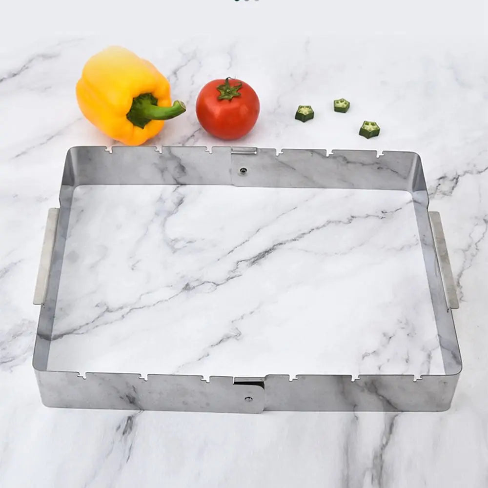Creative BBQ Skewer Rack Set Stainless Steel Foldable BBQ Grill Rack Sturdy Grill Skewers Outdoor Grill Tools Birthday Party Vue