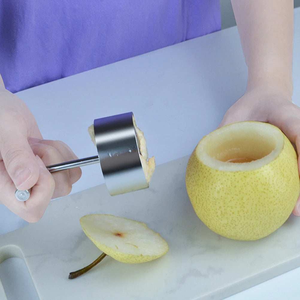 304 stainless steel fruit corer apple and pear corer pulp splitter kitchen gadget Vue