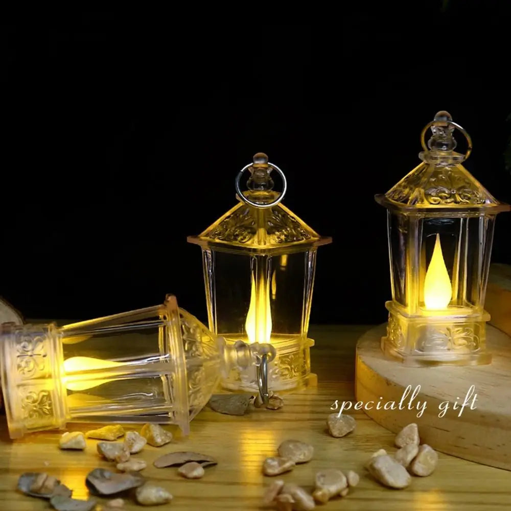 Portable Night Light Electronic Candle Light Props Atmosphere LED Crystal Lamp European style Acrylic Party Supplies Vue