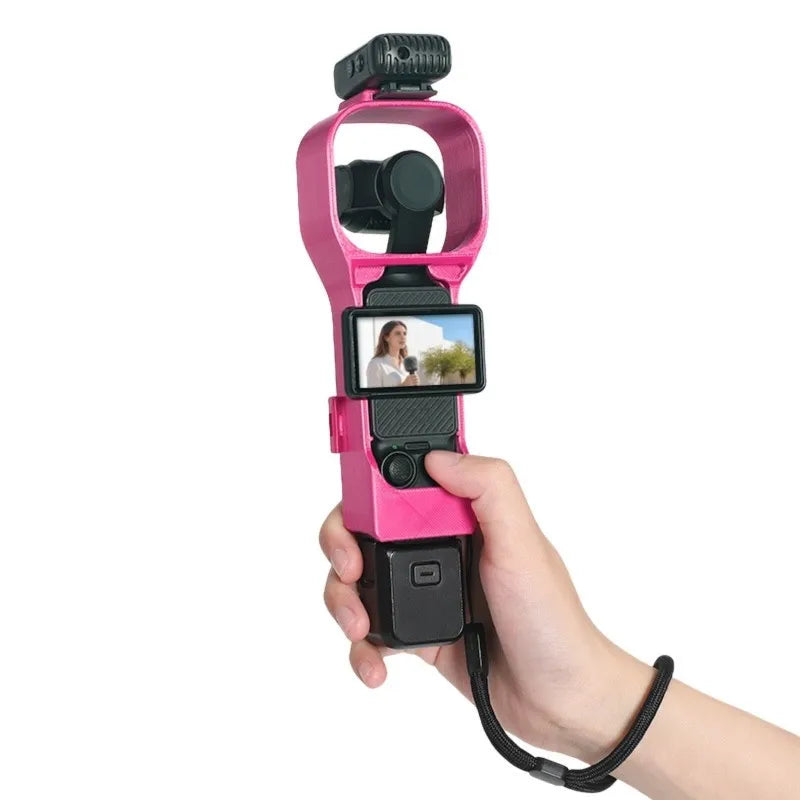 Hot-For DJI Osmo Pocket 3 Protective Case - Camera Screen Compatible With Fill Light And Microphone Vue