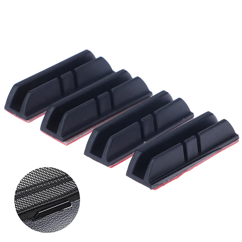 4PCS Car Side Window Magnetic Sunshade Curtain Clips Summer Sun Protection Window Film Fixed Buckle Auto Interior Accessories Vue ONESIZE