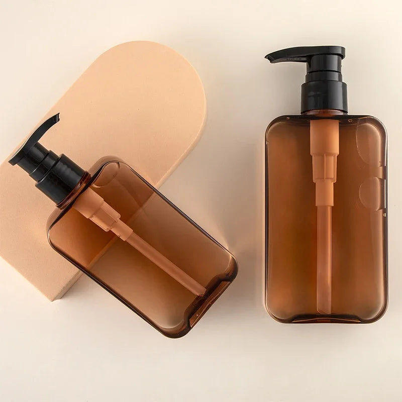 200/300ml Square Clear Bottle Liquid Soap Whipped Mousse Points Bottling Shampoo Lotion Shower Gel Pump Bottlesnding Soap Dispen Vue