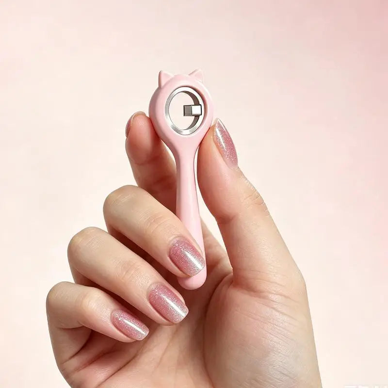 3-Second Hollow Cat Eye Magnet Strong Power Ring With Handle Magnet Fast Black Hole Effect For Magnetic Nail Art Beginner Vue