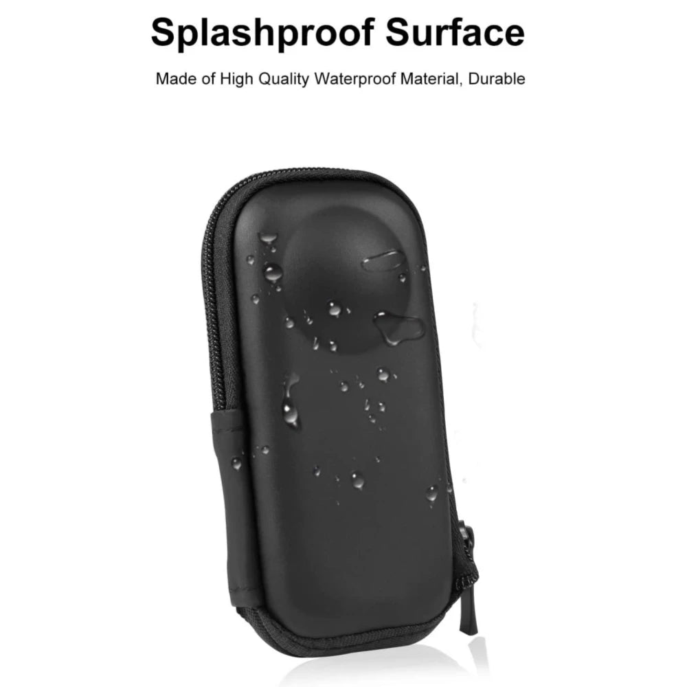 Portable Storage Bag Case for Insta360 One X2 / X3 Cameras Waterproof Protective Travel Carrying PU Shell Box Action Camera Vue