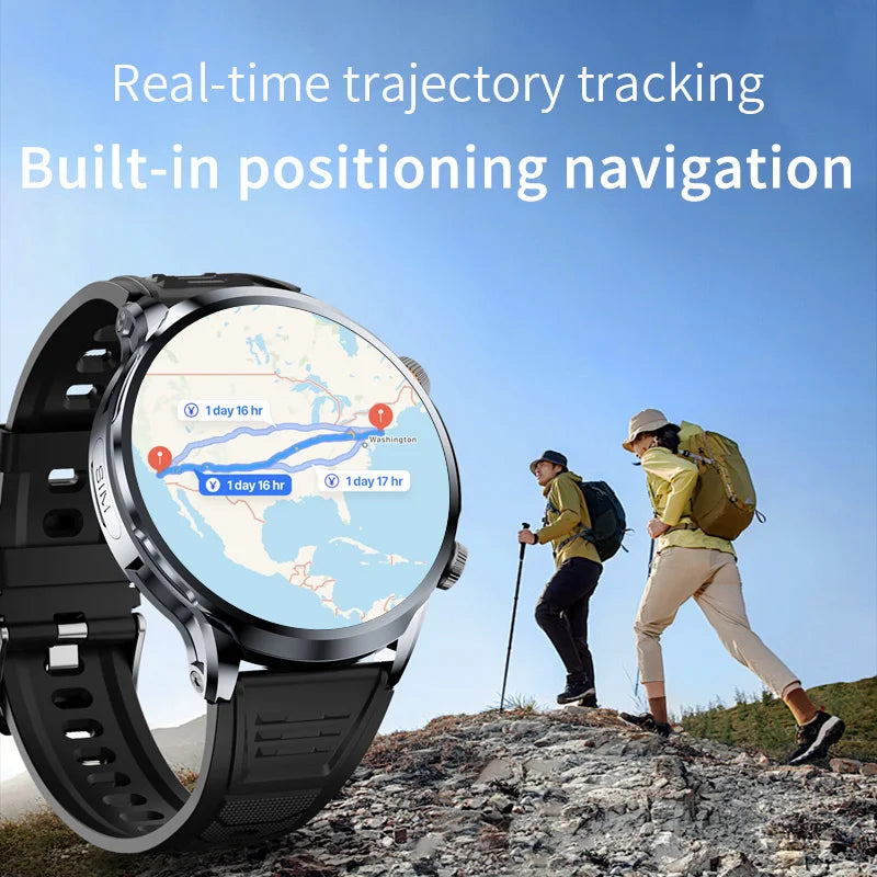 New Smart Watch SIM NFC GPS 4G WIFI 32GB 10-day battery life Health Monitor Sport Video Calls 1.85''Big Screen Android Men Women Vue