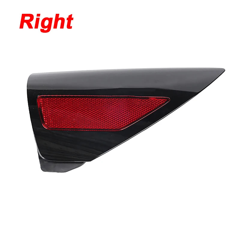 Car Rear Door Side Reflector Cover Charging Port Cover Tail Light Cover Trim for Tesla Model 3 Y 2017-2023 110078199D 108485499J Vue