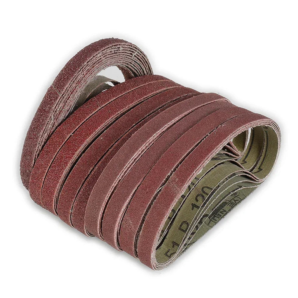 50pcs 10x330mm Sanding Belts Mixed Grit – Wood & Metal Abrasive Sanding Belts Vue China Mainland