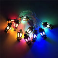 1pc 1.5M/3M Golden Retro Palace Lamp String, Battery Powered, Used for Ramadan Wedding Parties Indoor Outdoor Holiday Home Decor Vue Multicolor 1PC 3M20LED