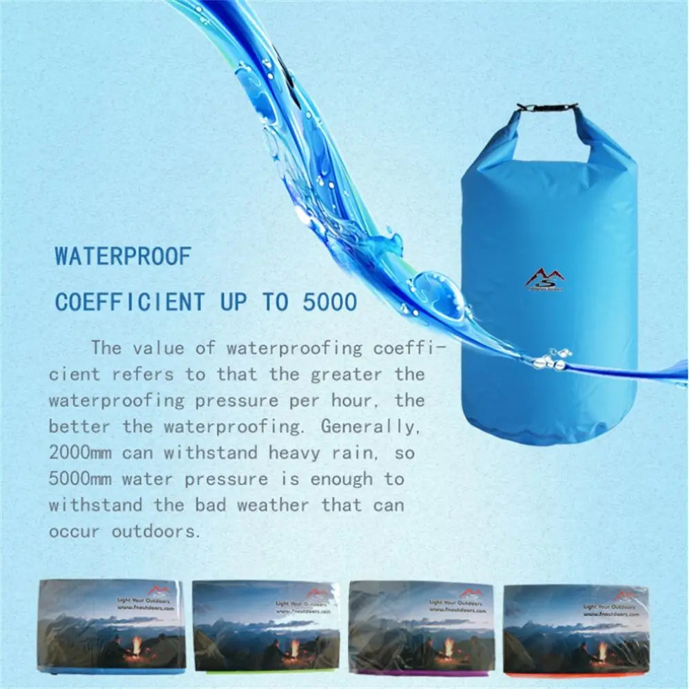 Outdoor Water Sports Waterproof Swimming Hiking Trekking Bags Floating Dry Bags Rafting Bags Diving Dry Sack Waterproof Dry Bag Vue