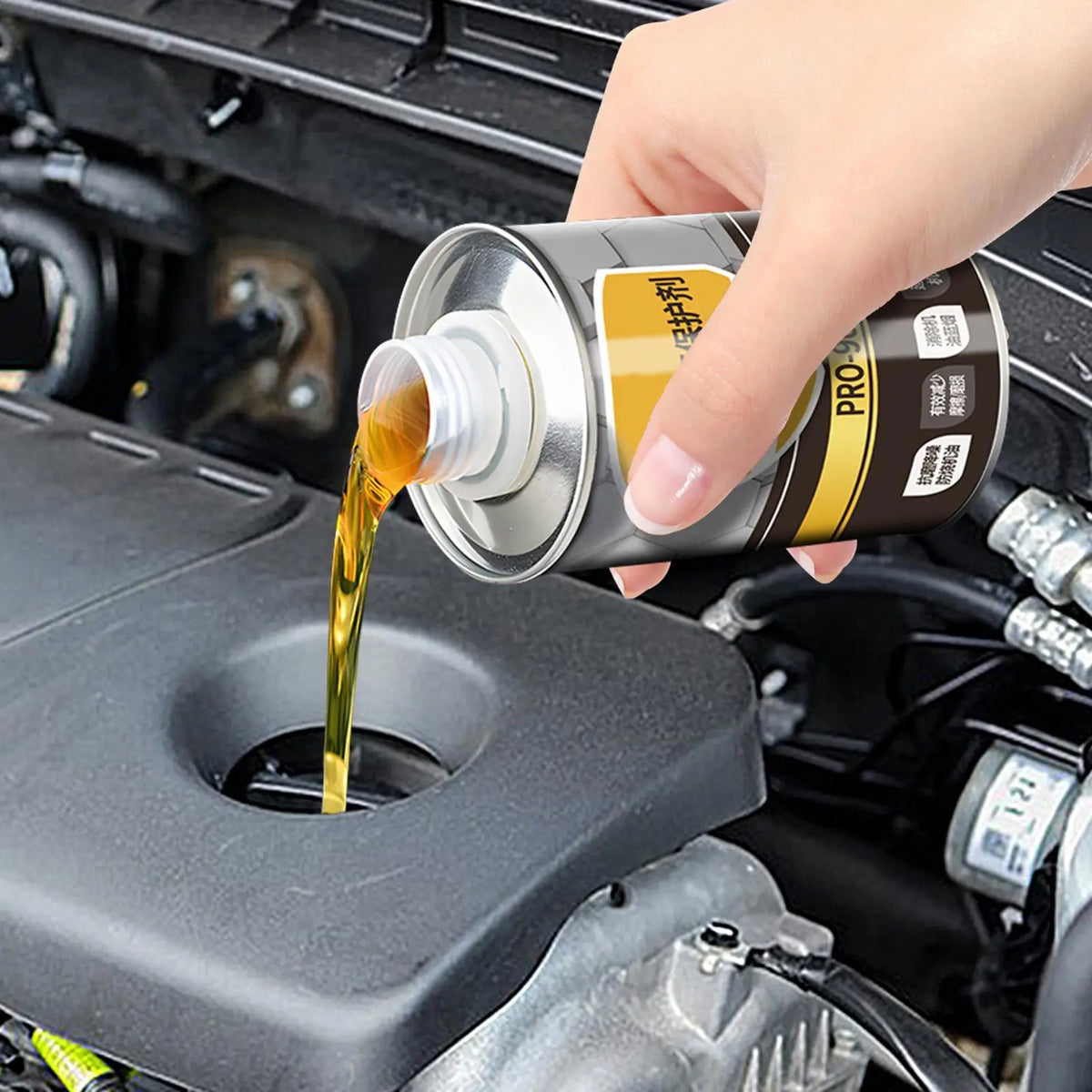 60ml Engine Oil Protectant Anti-Friction Engine Protection Agent, Reduce Wear & Tear, Improve Performance for Cars, Trucks, SUVs Vue