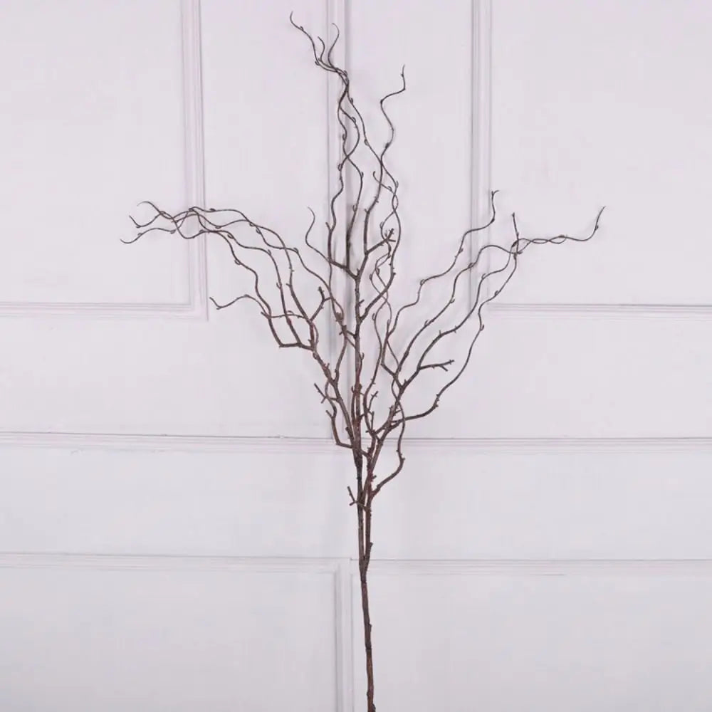 120cm Artificial Willow Deadwood Plastic Realistic Simulation Tree Branch Luxury Elegant Fake Plant Holiday Party Wedding Vue