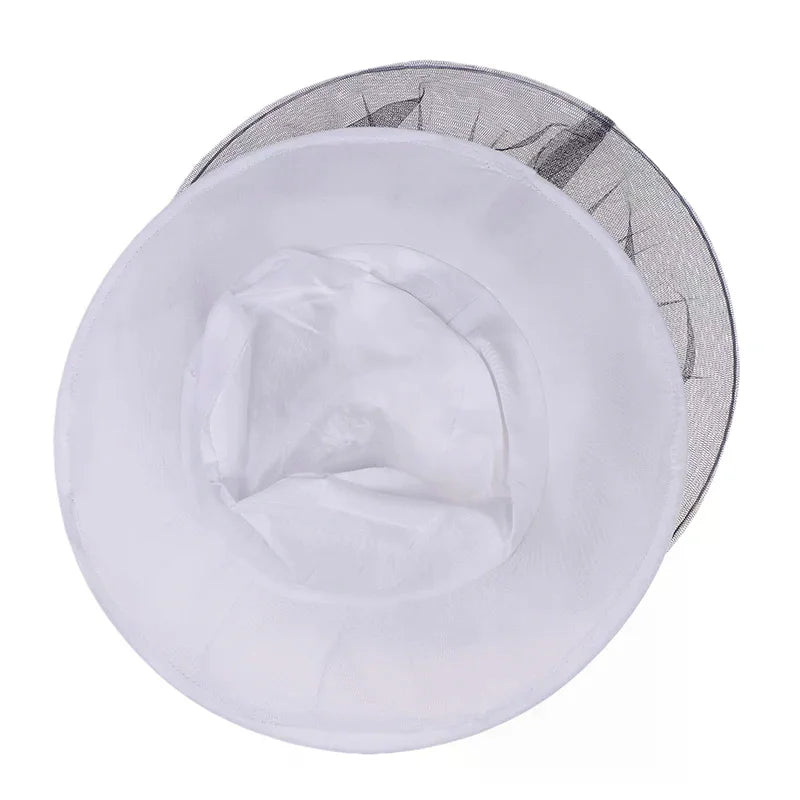 1pc BeeKeeping Protective Bee Hat Anti Bee White Hat-Veil Combo Bee Hat Bug Mesh Mask Beekeeping Protection Beekeeper Vue Default Title