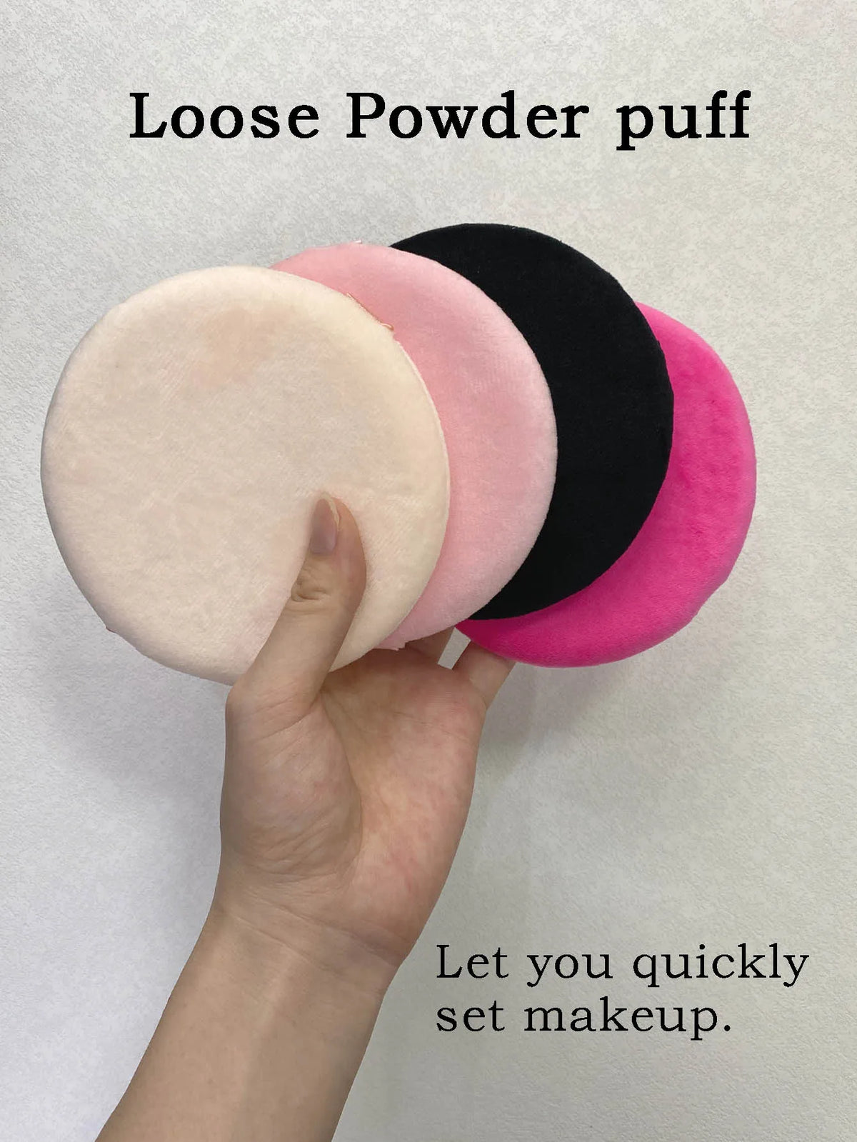 4pcs Add a large makeup sponge powder puff for soft face Vue