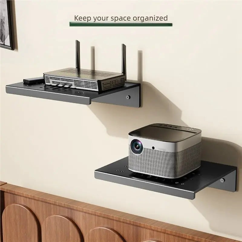 Hot-Universal Wall Mount Bracket For Projectors- No Drilling Metal Mount, Adjustable Angle(20.8X28cm) Vue